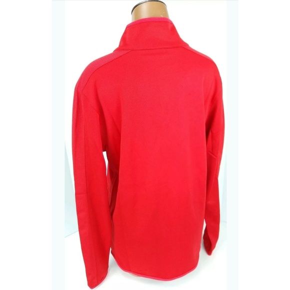 Nike | Jackets & Coats | New Nike Dri Fit Rivalry Warm Up Red Zip Up Jacket | Poshmark